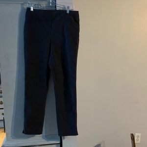 Charter Club Black Textured Pants